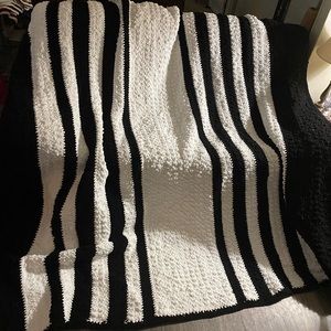 Hand crocheted king size afghan. 98” x 98”. Never used. Bernat blanket yarn.